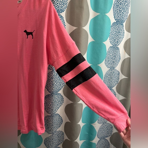 PINK Victoria Secret Pink Shirt Size Medium - Picture 3 of 6